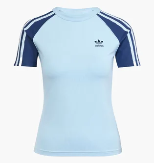 Футболка жіноча Adidas Adicolor 3-Stripes Light Blue JD0836