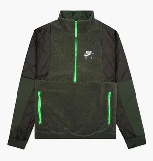 Куртка мужская Nike Sportswear Sherpa Half Zip Jacket Carbon Green Dd6446-335