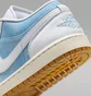 Кроссовки женские Air Jordan 1 Low White/Blue HQ2004-400