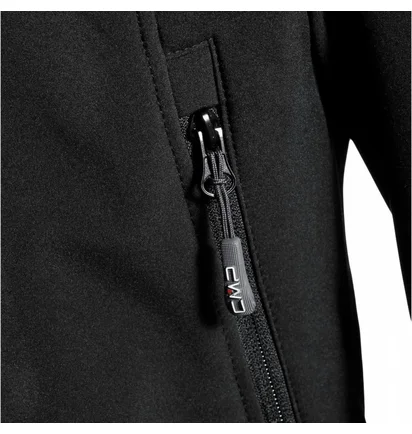 Куртка детская CMP Kid Jacket Fix Hood Black 3A00094-U901