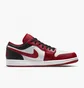 Кроссовки мужские Nike Air Jordan 1 Low Red 553558-163