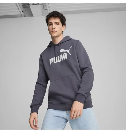 Худи мужское Puma Ess Big Logo Hoodie Fl Blue 586687-23