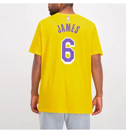 Футболка мужская Nike Nba Los Angeles Lakers Lebron James Yellow CV8528-745