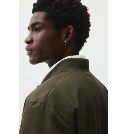 Бомбер мужской H&M Regular Fit Olive 1293696002