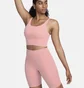 Топ женский Nike Zenvy WomenS Gentle-Support High-Waisted 8 Biker Shorts Peach DQ6003-618