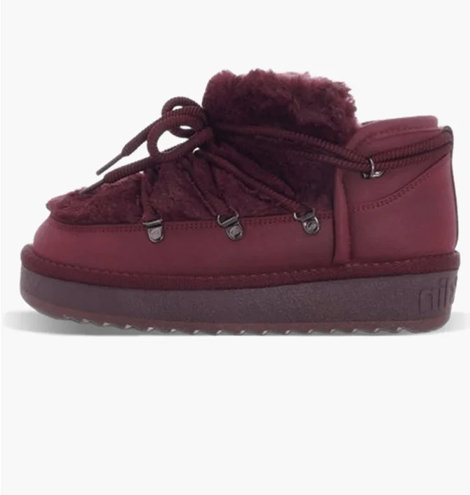 Черевики жіночі D.Franklin Low Nordic Bordo DFSH370011-BURG