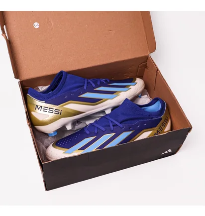 Бутсы мужские Adidas X Crazyfast Messi League Firm Ground Cleats Blue ID0712
