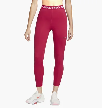 Леггинсы женские Nike Womens High-Waisted 7/8 Mesh Panel Leggings Pink DA0483-614