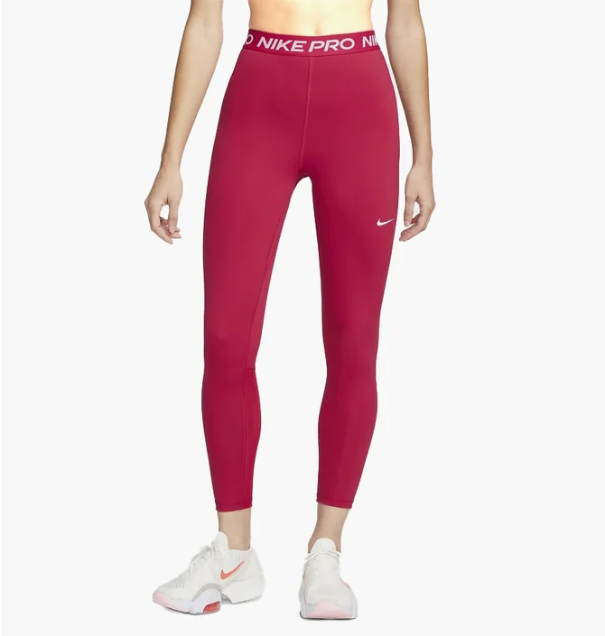 Леггинсы женские Nike Womens High-Waisted 7/8 Mesh Panel Leggings Pink DA0483-614
