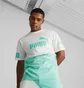 Футболка чоловіча Puma Power Colourblock White/Turquoise 673321-77