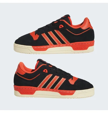 Кроссовки мужские Adidas Rivalry 86 Low Shoes Black/Orange IF6264
