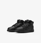 Кроссовки детские Air Jordan 1 Mid (Ps) Black 640734-093