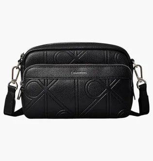 Сумка чоловіча Calvin Klein Embossed Emblem Crossbody Camera Black LV04D3330GUB1