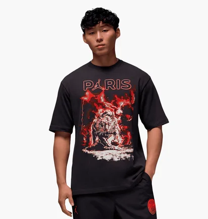 Футболка мужская Air Jordan Psg Stmt Ss Gfx Black FV7734-045