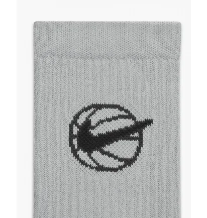 Шкарпетки унісекс Nike U Nk Crew Everyday Bball (3 пари) Black/White DA2123-902