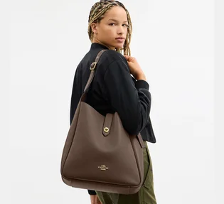 Сумка жіноча COACH Hadley Large Shoulder Bag Brown CCD65