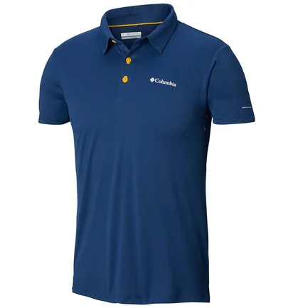 Поло мужское Columbia Triple Canyon Tech Polo Blue AO1287-470