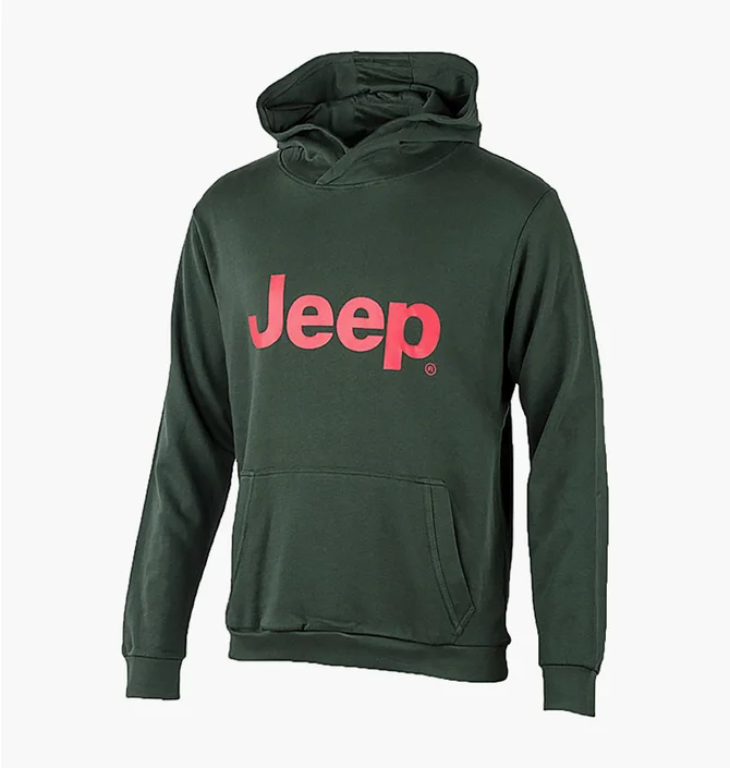 Худи мужское Jeep Hooded Sweatshirt Green O102566-E848