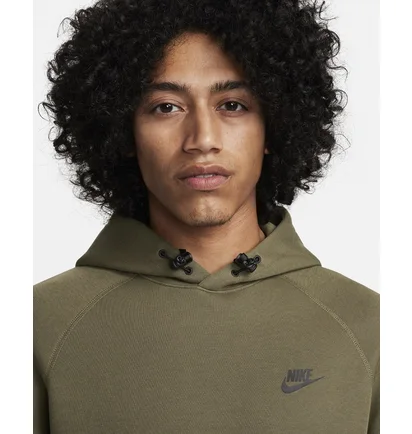 Худі чоловіче Nike Sportswear Tech Fleece Pullover Hoodie Olive FB8016-222