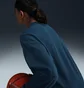 Свитшот женский Nike W Nk Swsh Fly Ssnl Flc Top Blue FZ5514-478
