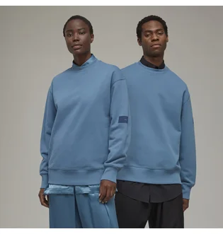 Свитшот унисекс Adidas Y-3 Organic Cotton Terry Crew Sweater Blue IB4799