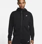 Толстовка чоловіча Nike M Nsw Club Dt Hoodie Fz Bb Black Dq8384-010