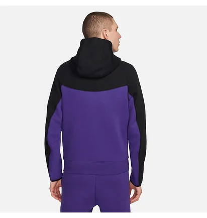 Толстовка мужская Nike Tech Fleece Black/Violet HF4432-504