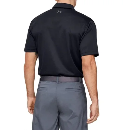 Поло мужское Under Armour Tech Polo Black 1290140-001