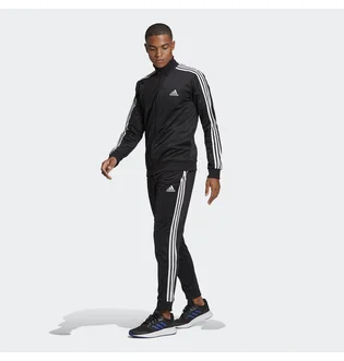 Спортивный костюм мужской Adidas Primegreen Essentials 3-Stripes Track Suit Black GK9651