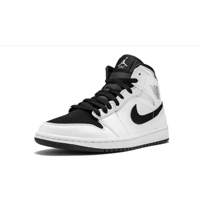 Кроссовки унисекс Air Jordan 1 Mid White 554724-121
