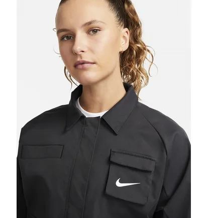 Куртка жіноча Nike Sportswear Swoosh Black Fd1130-010