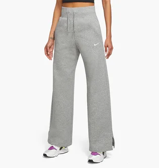 Штани жіночі Nike Sportswear Phoenix Fleece High-Rise Wide-Leg Pants Grey Dq5615-063