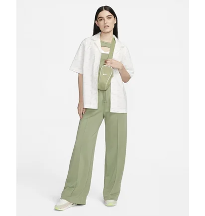 Штани жіночі Nike Sportswear Essential High-Waisted Wide-Leg Pants Green FB8490-386