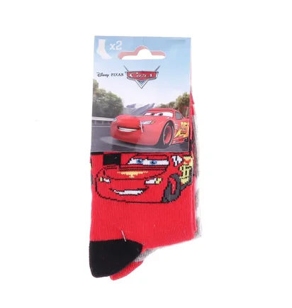 Носки детские Disney Cars Mc Queen /Ightning 2P Red/Grey 83896715-2