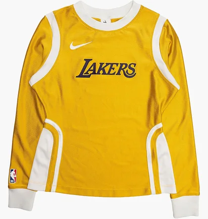 Лонгслив женский Nike W Nrg Ir Top Los Angeles Lakers Long Sleeves Tee Yellow DB1613-723