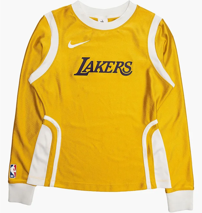 Лонгслив женский Nike W Nrg Ir Top Los Angeles Lakers Long Sleeves Tee Yellow DB1613-723
