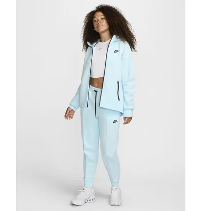 Штаны женские Nike Sportswear Tech Fleece Mid-Rise Joggers Light Blue FB8330-474
