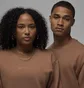 Свитшот унисекс Air Jordan Wordmark Fleece Crew-Neck Sweatshirt Brown FZ3950-223