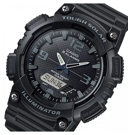 Часы мужские Casio Standard Tough Solar Combi AQ-S810W-1A2VEF