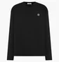 Лонгслив мужской Stone Island Logo L/S T-Shirt Black 811522713-A0029
