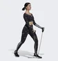 Лонгслив женский Adidas Hyperglam Cut 3-Stripes Long Sleeve Crop Top Black Hd6283