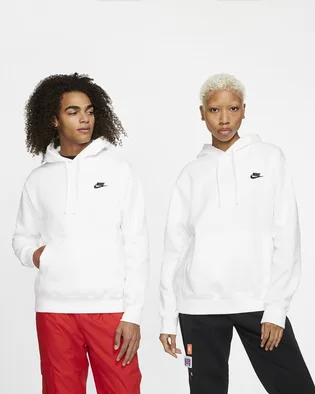 Толстовка мужская Nike M Nsw Club Hoodie Po Bb White BV2654-100