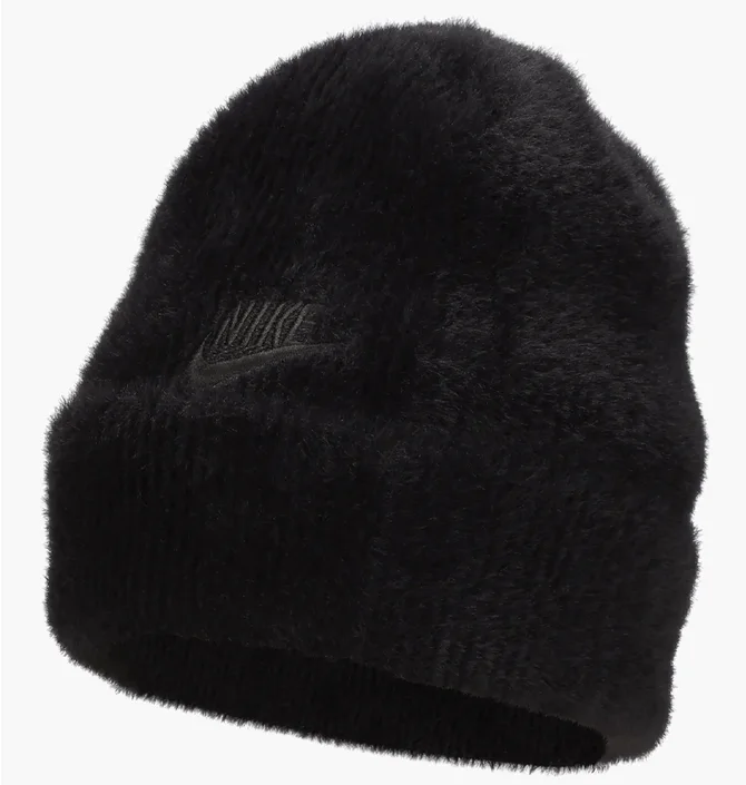 Шапка унісекс Nike Peak Beanie Sc Plush L Black FJ8688-010