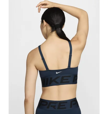 Топ женский Nike Pro Indy Plunge Blue HF7324-478
