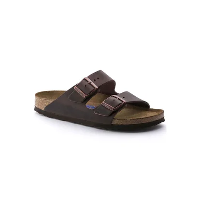 Сандали мужские Birkenstock Arizona Soft Footbed Sandals Brown 452761