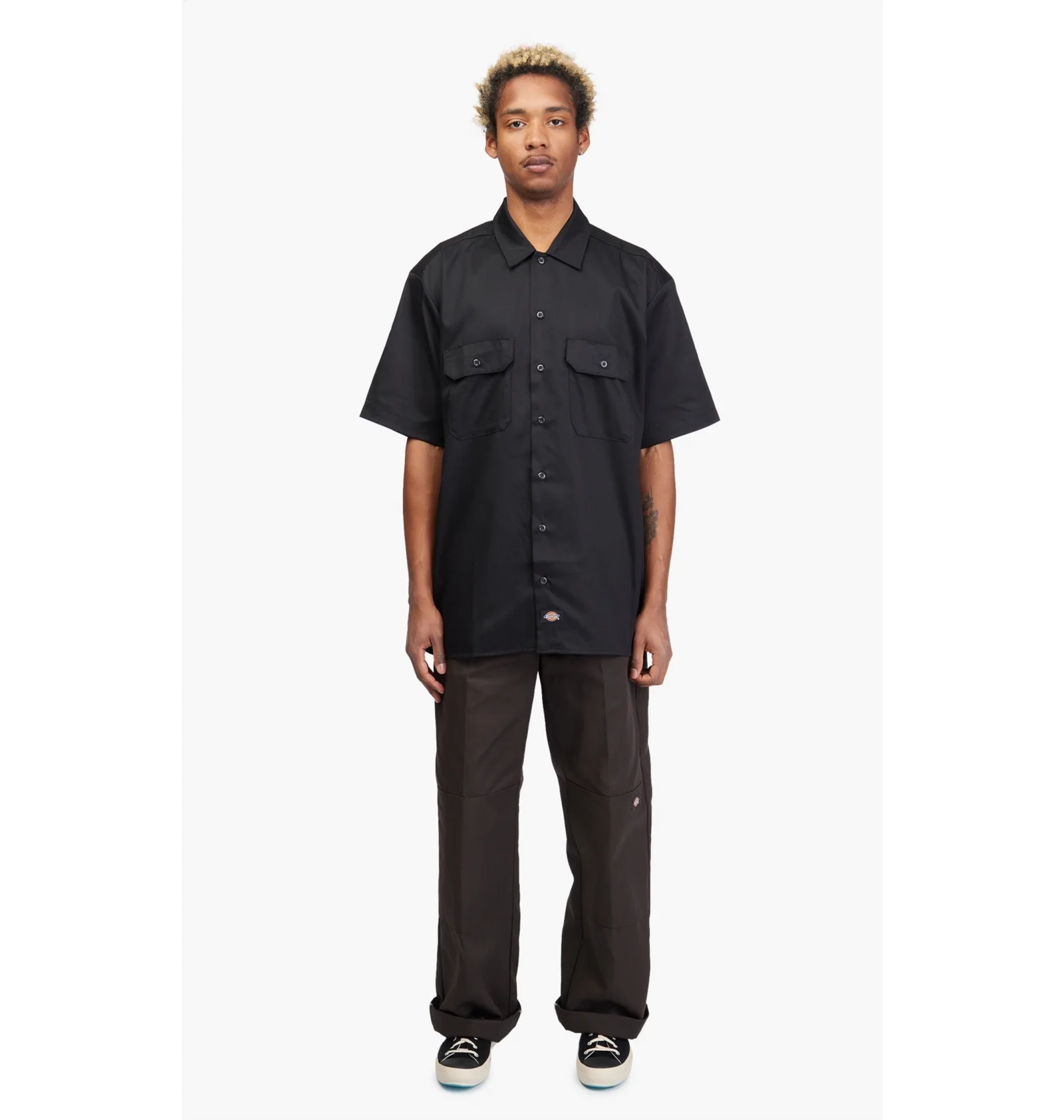 ᐉ Сорочка чоловіча Dickies Work Shirt Ss Black DK0A4XK7BLK