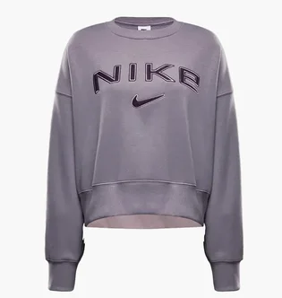 Світшот жіночий Nike W Nsw Phnx Flc Oos Logo Crew Violet FV7674-226
