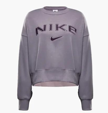 Світшот жіночий Nike W Nsw Phnx Flc Oos Logo Crew Violet FV7674-226