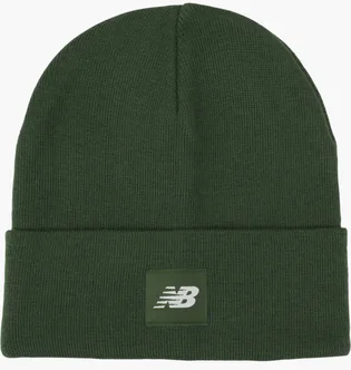 Шапка унисекс New Balance Cuffed Beanie Flying Logo Green LAH13034DAE