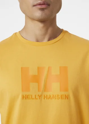 Футболка мужская Helly Hansen Logo T-Shirt Yellow 33979-364